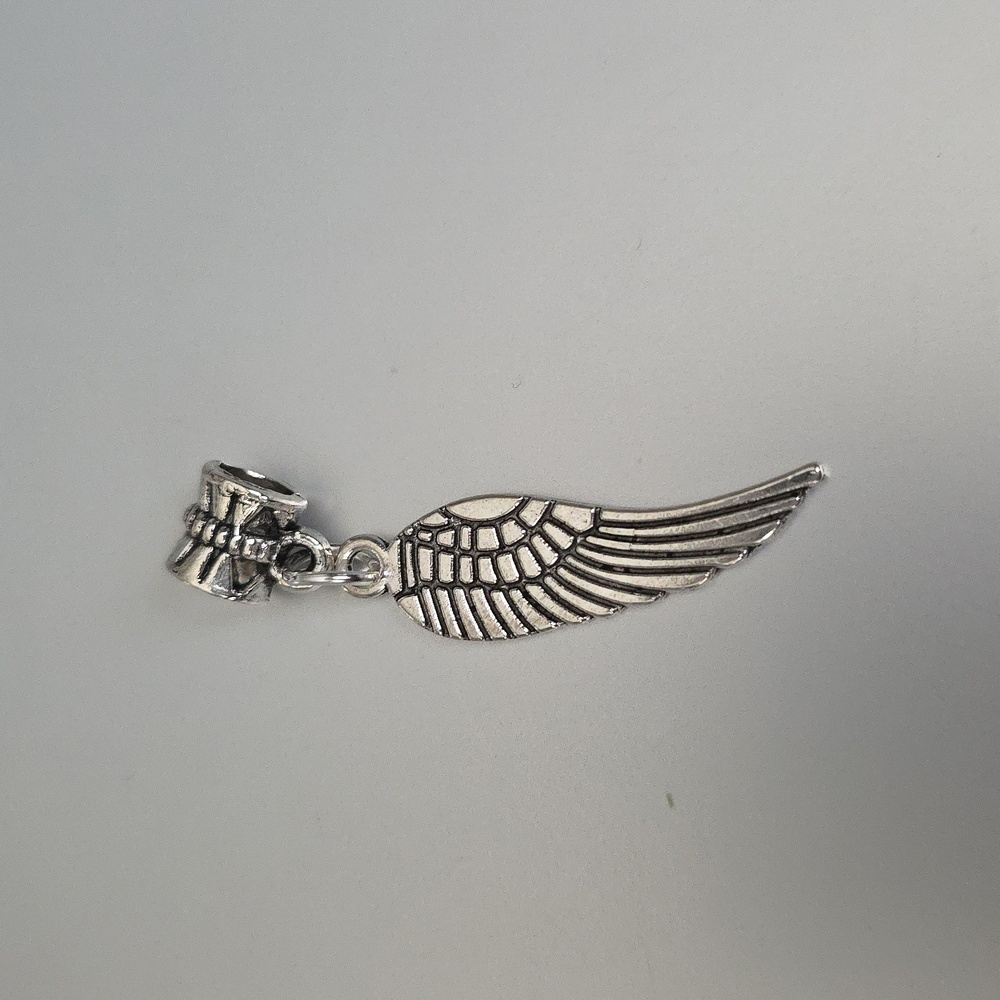 Angel Wings Charm for European Style Bracelets Fits Pandora Syst…